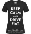 Жіноча футболка Drive Fiat Чорний фото