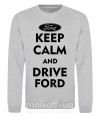 Свитшот Drive Ford Серый меланж фото