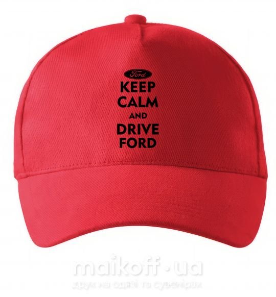 Кепка Drive Ford Червоний фото