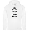 Мужская толстовка (худи) Drive Ford Белый фото