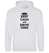 Мужская толстовка (худи) Drive Ford Серый меланж фото