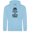 Чоловіча толстовка (худі) Drive Ford Блакитний фото
