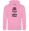 Женская толстовка (худи) Drive Ford Розовый фото