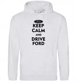 Жіноча толстовка (худі) Drive Ford Сірий меланж фото