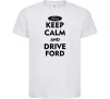 Детская футболка Drive Ford Белый Детская футболка Drive Ford Белый фото