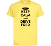 Детская футболка Drive Ford Лимонный Детская футболка Drive Ford Лимонный фото