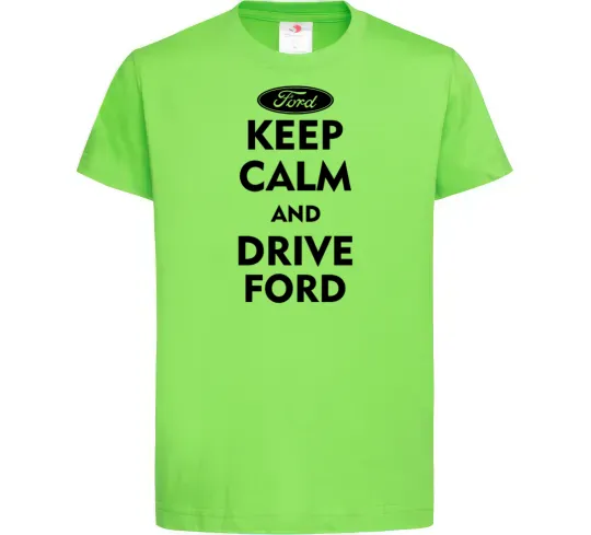 Детская футболка Drive Ford Лаймовый фото