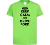 Детская футболка Drive Ford Лаймовый Детская футболка Drive Ford Лаймовый фото