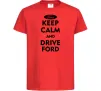 Детская футболка Drive Ford Красный Детская футболка Drive Ford Красный фото