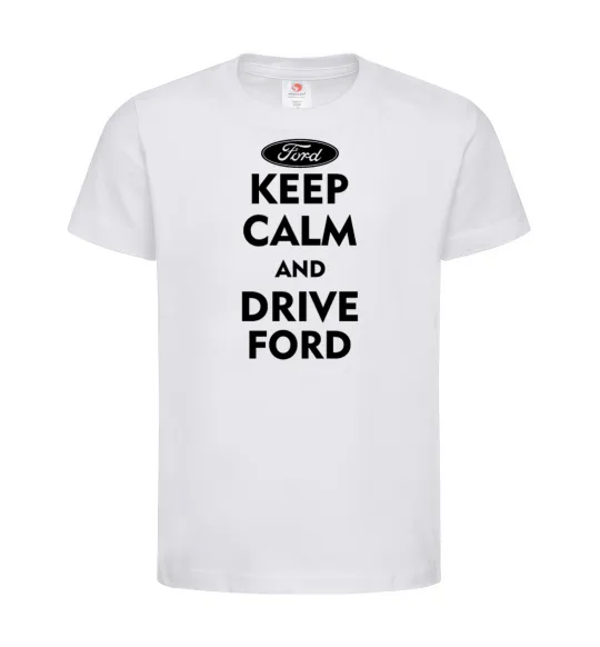 Дитяча футболка Drive Ford Білий фото