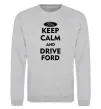 Свитшот Drive Ford Серый меланж фото