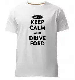 Мужская премиум футболка Real men drive Mustang Черный фото