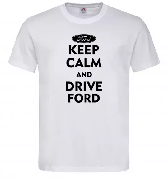 Чоловіча футболка Drive Ford Білий фото