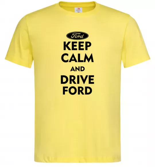 Чоловіча футболка Drive Ford Лимонний фото