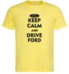 Чоловіча футболка Drive Ford Лимонний Чоловіча футболка Drive Ford Лимонний фото