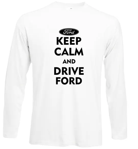 Лонгслив Drive Ford Белый фото