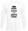 Лонгслив Drive Ford Белый Лонгслив Drive Ford Белый фото