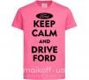 Детская футболка Drive Ford Ярко-розовый фото