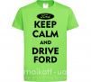 Дитяча футболка Drive Ford Лаймовий фото