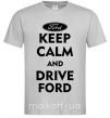 Чоловіча футболка Drive Ford Сірий фото