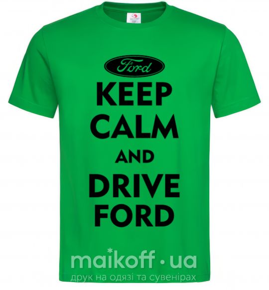 Чоловіча футболка Drive Ford Зелений фото