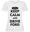 Женская футболка Drive Ford Белый фото