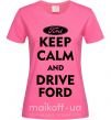 Женская футболка Drive Ford Ярко-розовый фото