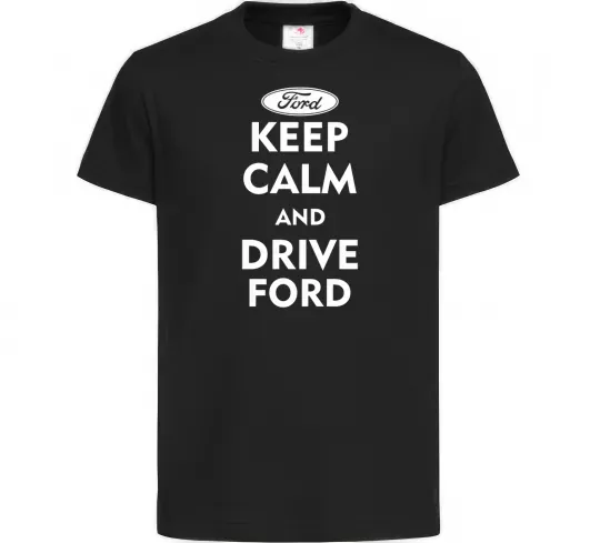 Детская футболка Drive Ford Черный фото