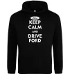 Мужская толстовка (худи) Drive Ford Черный фото