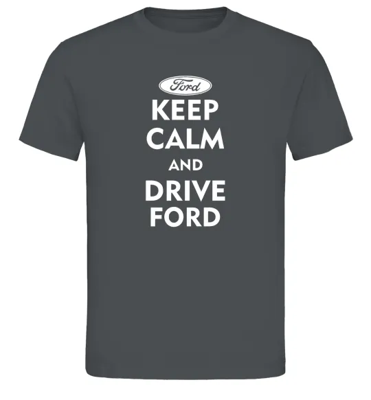 Чоловіча футболка Drive Ford Графіт фото