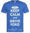 Мужская футболка Drive Ford Ярко-синий фото