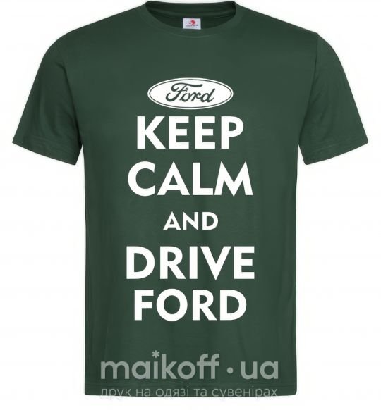 Мужская футболка Drive Ford Темно-зеленый фото