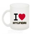 Чашка стеклянная Love Hyundai Фроузен фото
