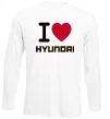 Лонгслів Love Hyundai Білий Лонгслів Love Hyundai Білий фото