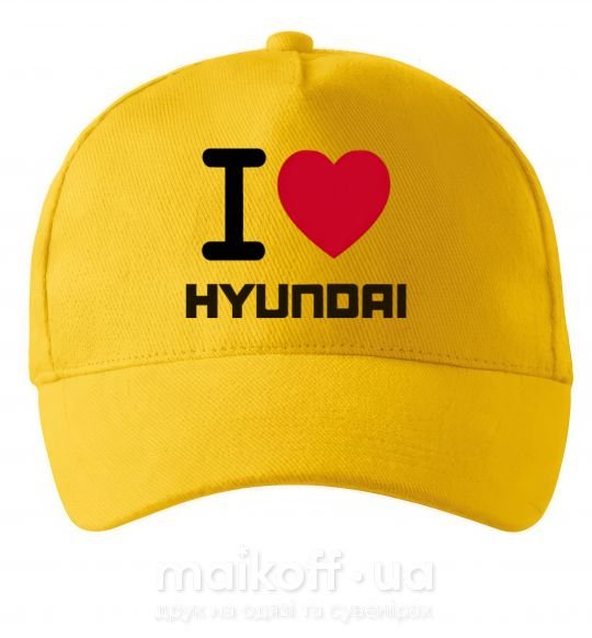 Кепка Love Hyundai Солнечно желтый фото