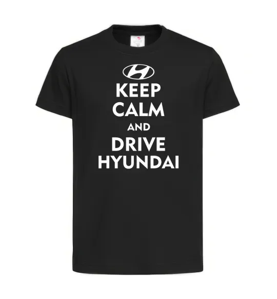 Дитяча футболка Love Hyundai Чорний фото