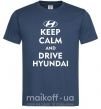 Чоловіча футболка Love Hyundai Темно-синій фото
