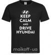 Чоловіча футболка Love Hyundai Чорний фото