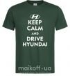 Чоловіча футболка Love Hyundai Темно-зелений фото