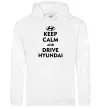 Чоловіча толстовка (худі) Drive Hyundai Білий фото