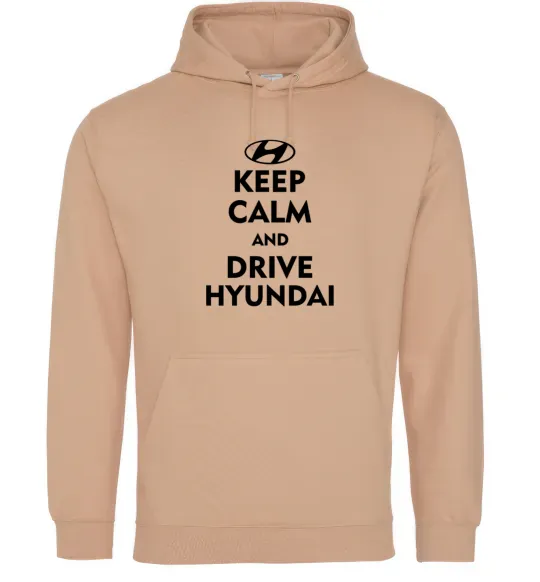 Чоловіча толстовка (худі) Drive Hyundai Пісочний фото