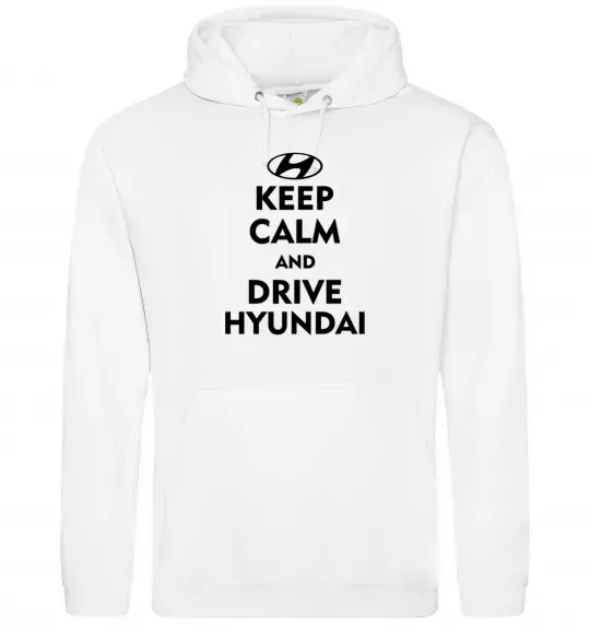Женская толстовка (худи) Drive Hyundai Белый фото