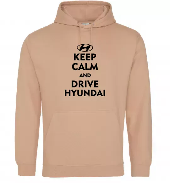 Женская толстовка (худи) Drive Hyundai Песочный фото