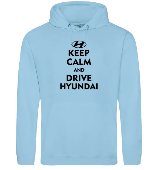 Жіноча толстовка (худі) Drive Hyundai Блакитний фото