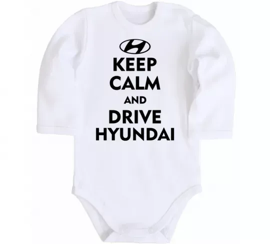 Детский боди Drive Hyundai Белый фото