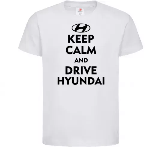 Дитяча футболка Drive Hyundai Білий фото
