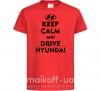 Детская футболка Drive Hyundai Красный фото