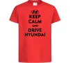 Дитяча футболка Drive Hyundai Червоний фото