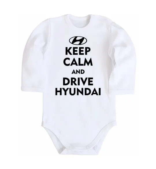 Дитячий бодік Drive Hyundai Білий фото