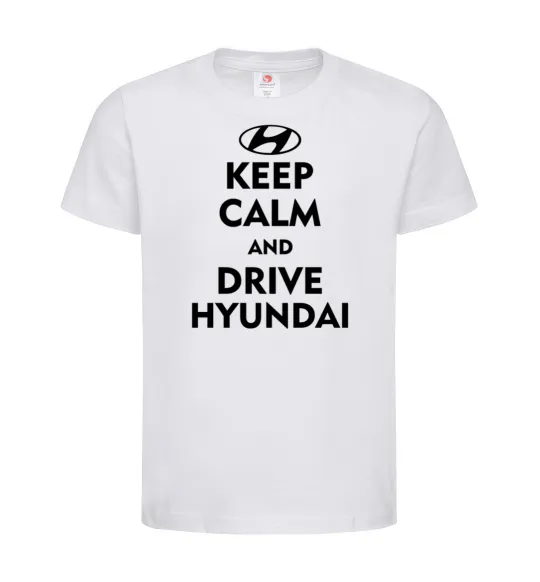 Детская футболка Drive Hyundai Белый фото